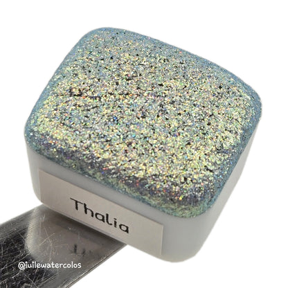 Thalia Half Goddess Vol.3 Handmade Iridescent Chameleon Color Shift Aurora Shimmer Holographic Watercolor Paints by iuilewatercolors