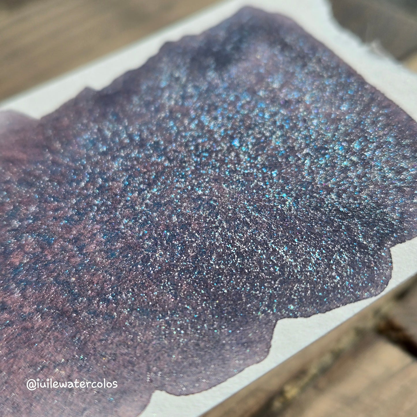 Mud Handmade Iridescent Shimmer With Granulation Watercolor Paints