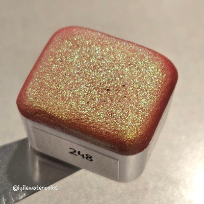 No.248 Half Popsicle Series Handmade Metallic Shimmer Color Shift Watercolor Paints