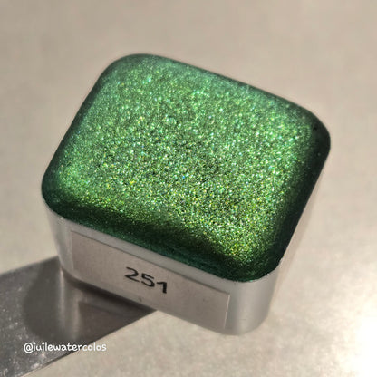 No.251 Half Popsicle Series Handmade Metallic Shimmer Color Shift Watercolor Paints