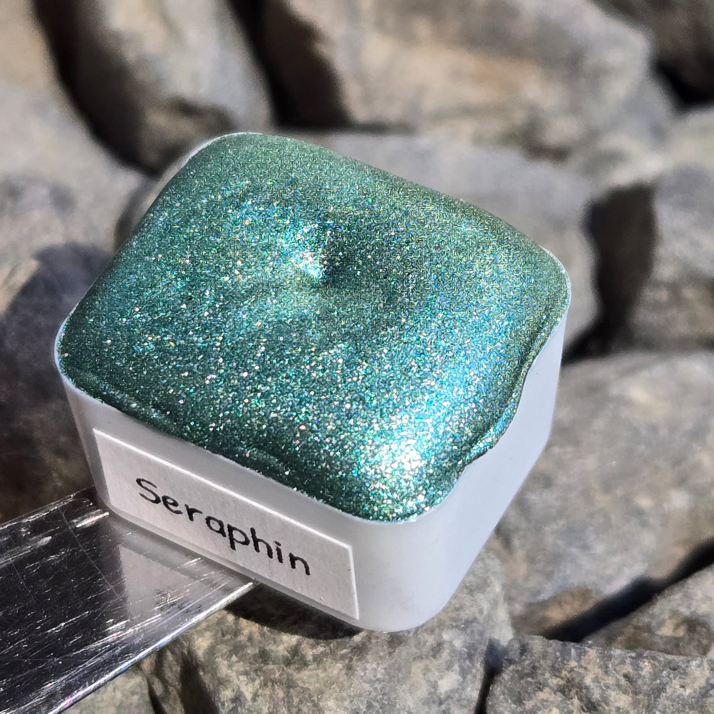 Seraphin Half Petalune Set Handmade Christmas Chrome Iridescent Shimmer Watercolor Paints