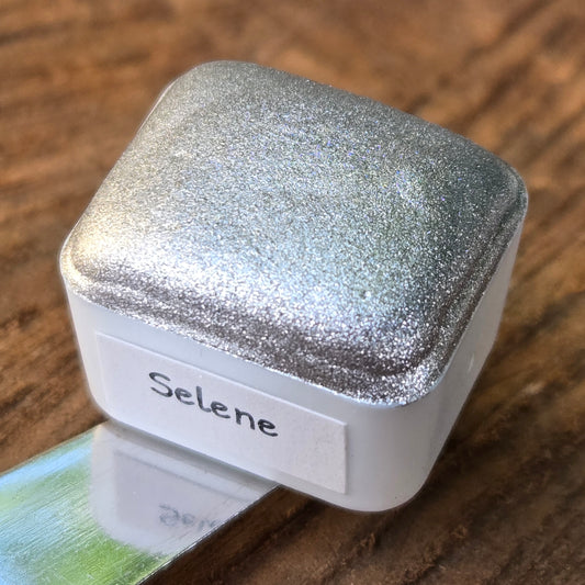 Selene Half The Weight Of Light Set Handmade Christmas Chrome Iridescent Shimmer Watercolor Paints