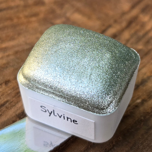 Sylvine Half The Weight Of Light Set Handmade Christmas Chrome Iridescent Shimmer Watercolor Paints