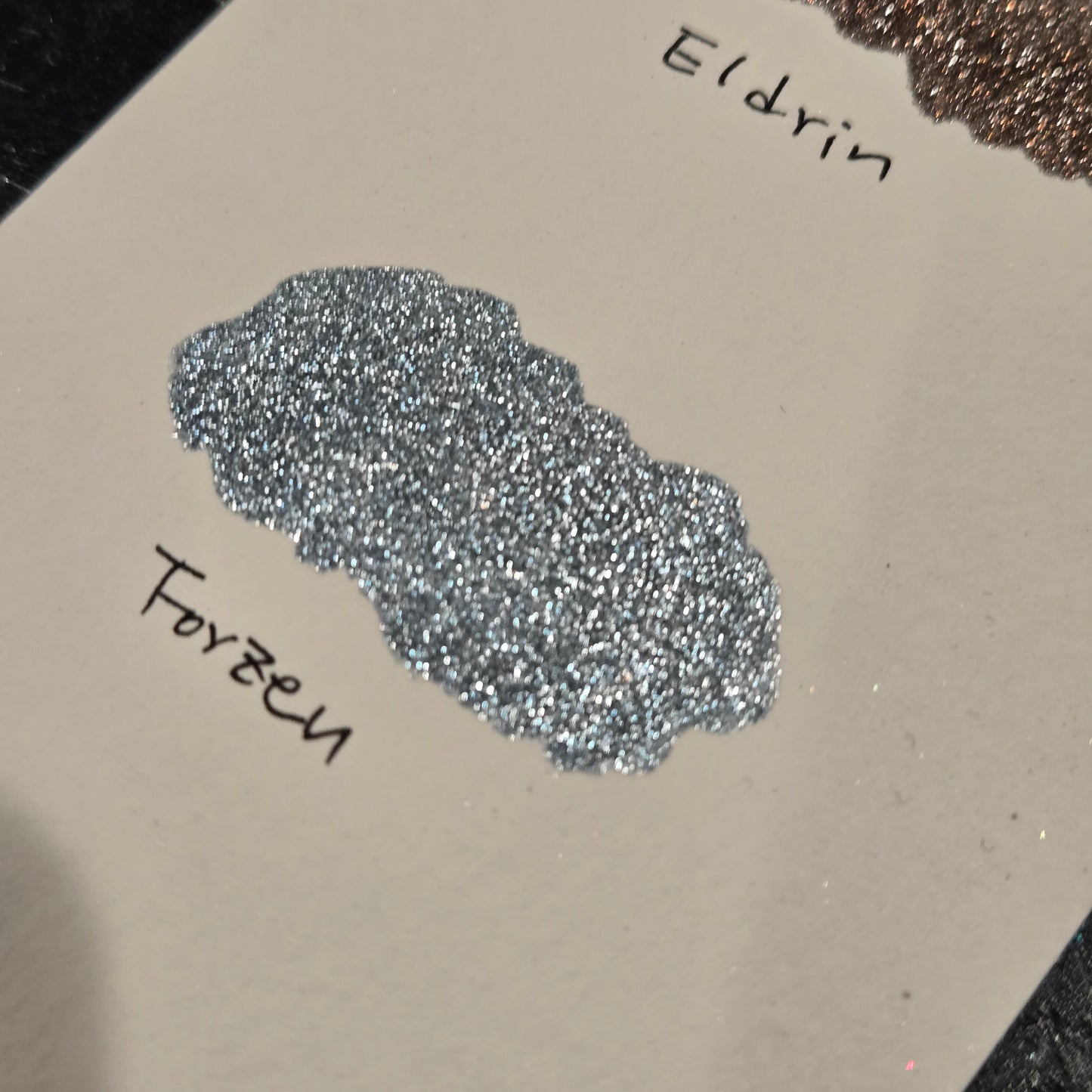 Frozen Half Handmade Christmas Chrome Iridescent Shimmer Watercolor Paints