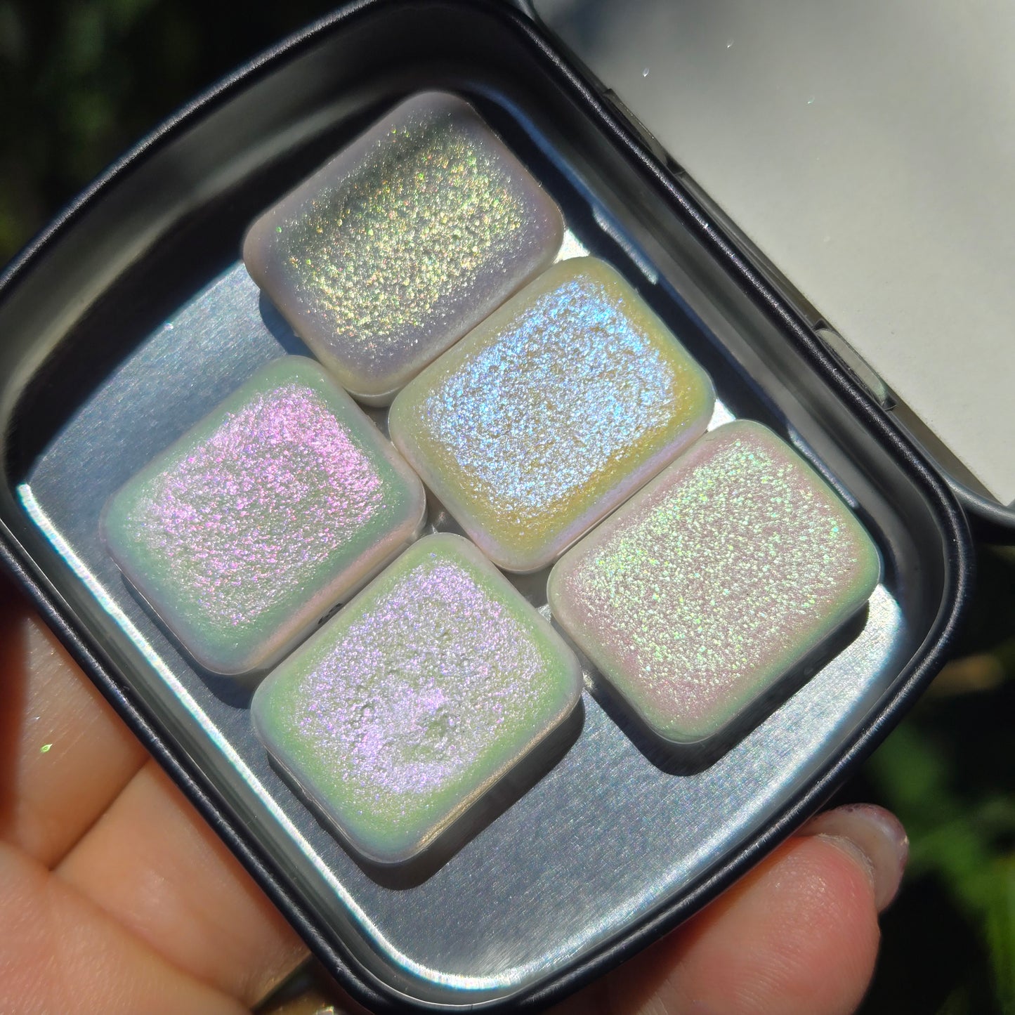 Quarter Fairy CS set Handmade color shift shimmer watercolor paint