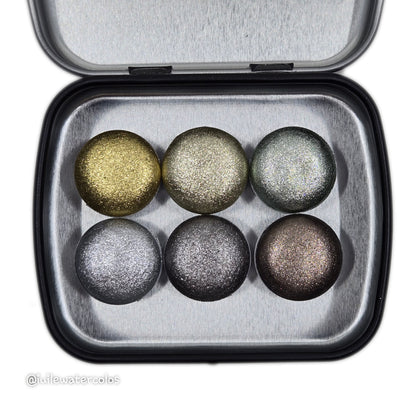 Button The Weight Of Light Set Handmade Shine Chrome Shimmer Watercolor Paints