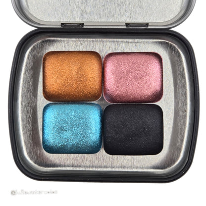 Half Antique Treasure Handmade Christmas Shimmer Watercolor Paints