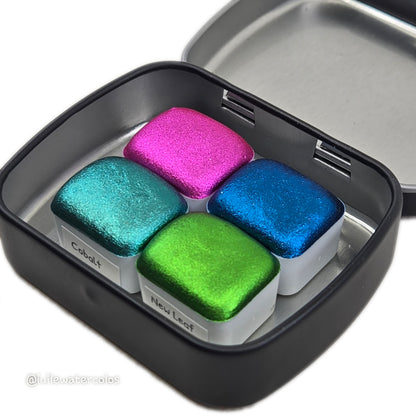 Half Electric Punch Handmade Christmas Shimmer Watercolor Paints