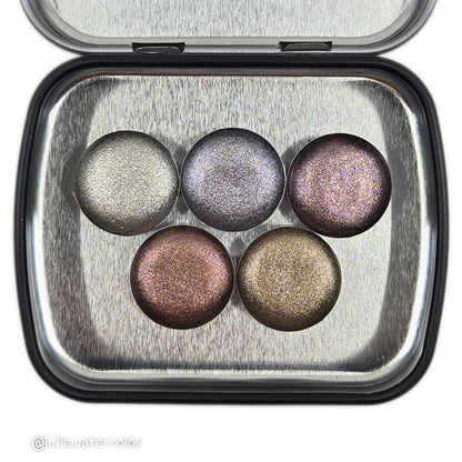 Button Chic Tinsel Set 2024 Christmas Handmade Chrome Shimmer Watercolor Paints