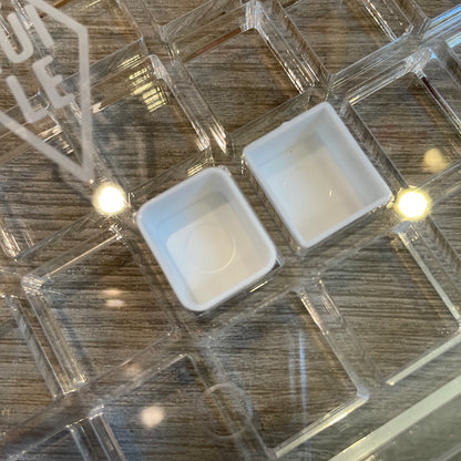 Ver.3 Gift Idea 6/12/24/60 Acrylic Paint case with IUILE logo Upgrade Version fits both shape half pans