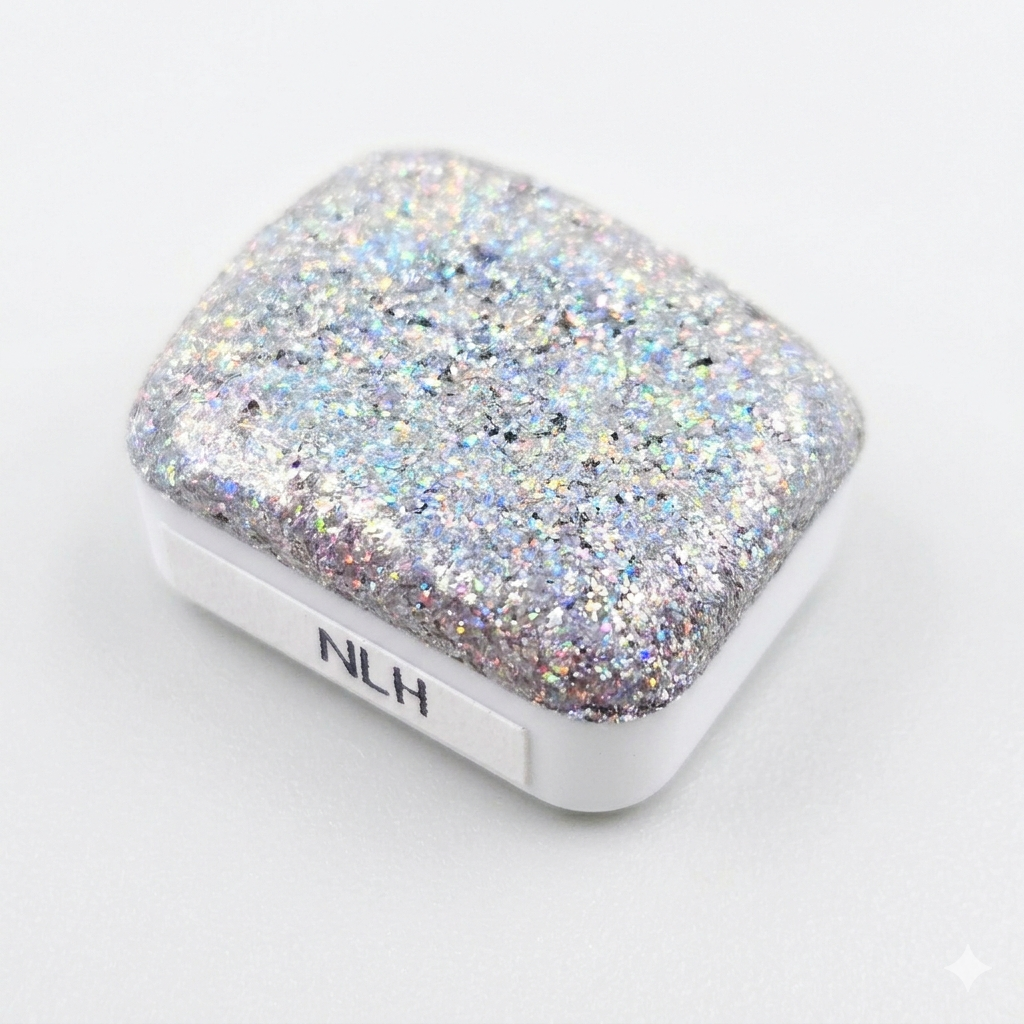 Next level Holo Glitter Handmade watercolor paints holographic half/quarter pan