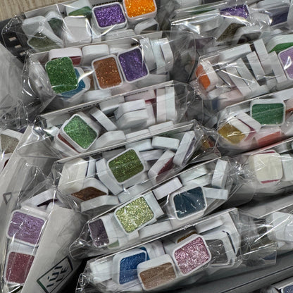 Grab Bag Handmade Shimmer Metallic Colorshfit Watercolor Paints By iuilewatercolors