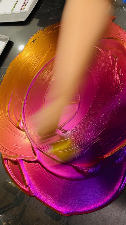 No.8 number series Handmade color shift watercolor paints chrome pigments Half/Quarter/Mini