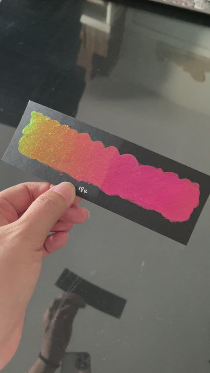 No.184 Half  Vivid series Handmade Super Chrome Color Shift Watercolor Paint
