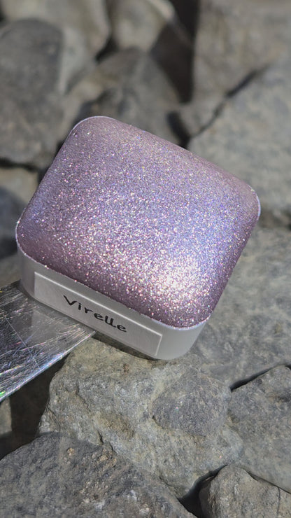 Virelle Half Petalune Set Handmade Christmas Chrome Iridescent Shimmer Watercolor Paints