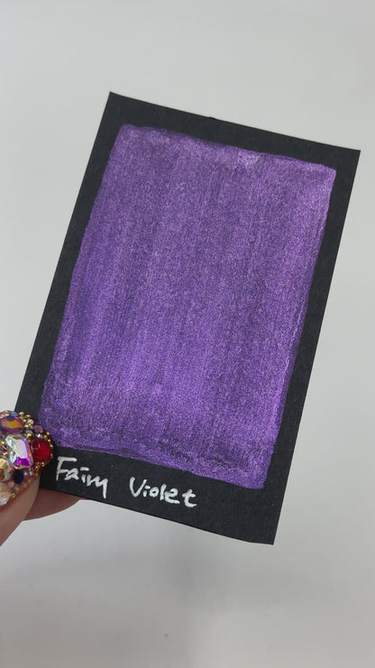 Fairy Violet watercolor paints half pan