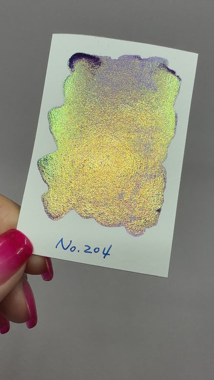 No.204 Tropical Series Handmade Super Color Shift Watercolor Paint