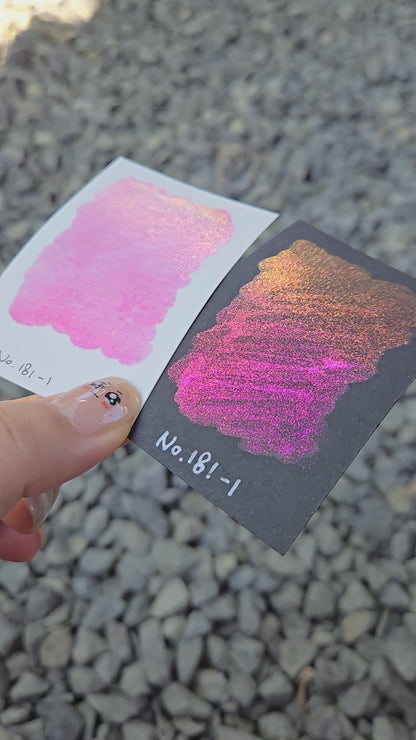 Limited No.181-1 Half Pan Tropical Trio Series Handmade Super Color Shift Watercolor Paint