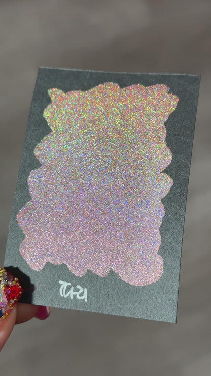 Paris Half Renaissance series Handmade Colored Hologram Sparkle Watercolor Paint