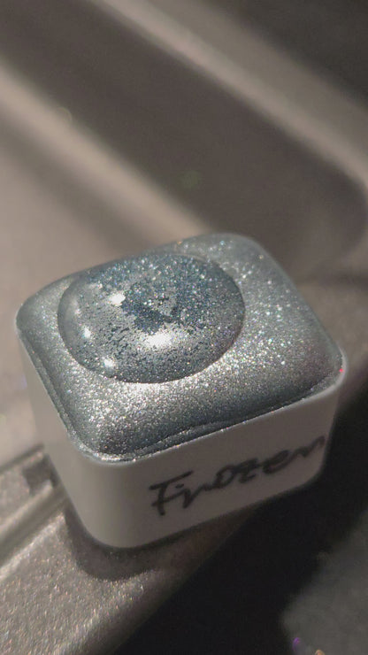 Frozen Half Handmade Christmas Chrome Iridescent Shimmer Watercolor Paints