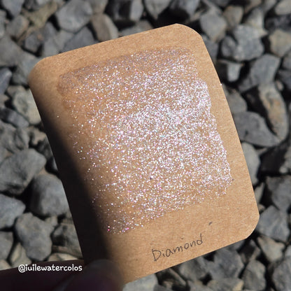 Diamond Shimmer watercolor paints Half pans