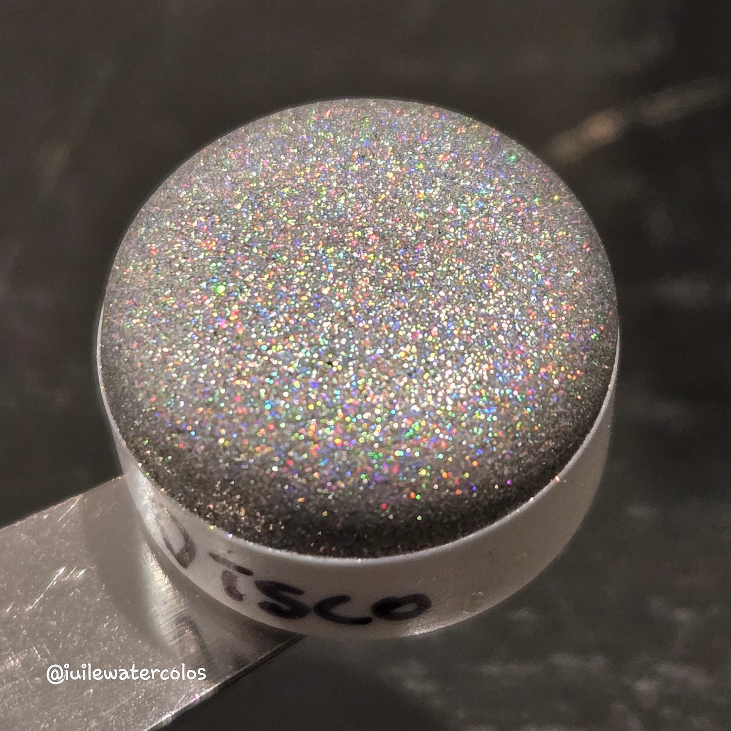 Limited Disco Holo Watercolor paint Half/Quarter/Button pan