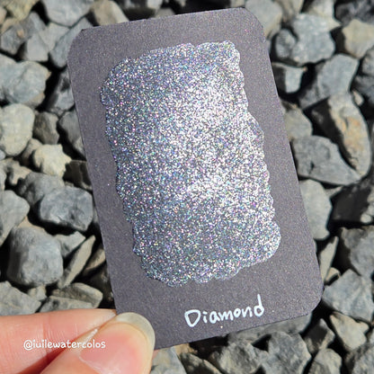Diamond Shimmer watercolor paints Half pans
