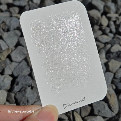 Diamond Shimmer watercolor paints Half pans