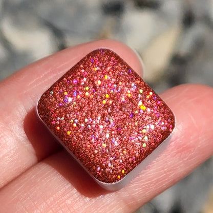 Meteor Galaxy Chunky Holo glitter watercolor paints half pan