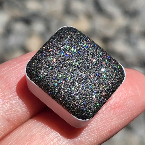 Eclipse Galaxy Chunky Holo glitter watercolor paints half pan