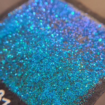 B7 Glitter chunky glitter watercolor paint Half pan