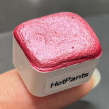 Hot pants pink watercolor paints half pan LIMITED