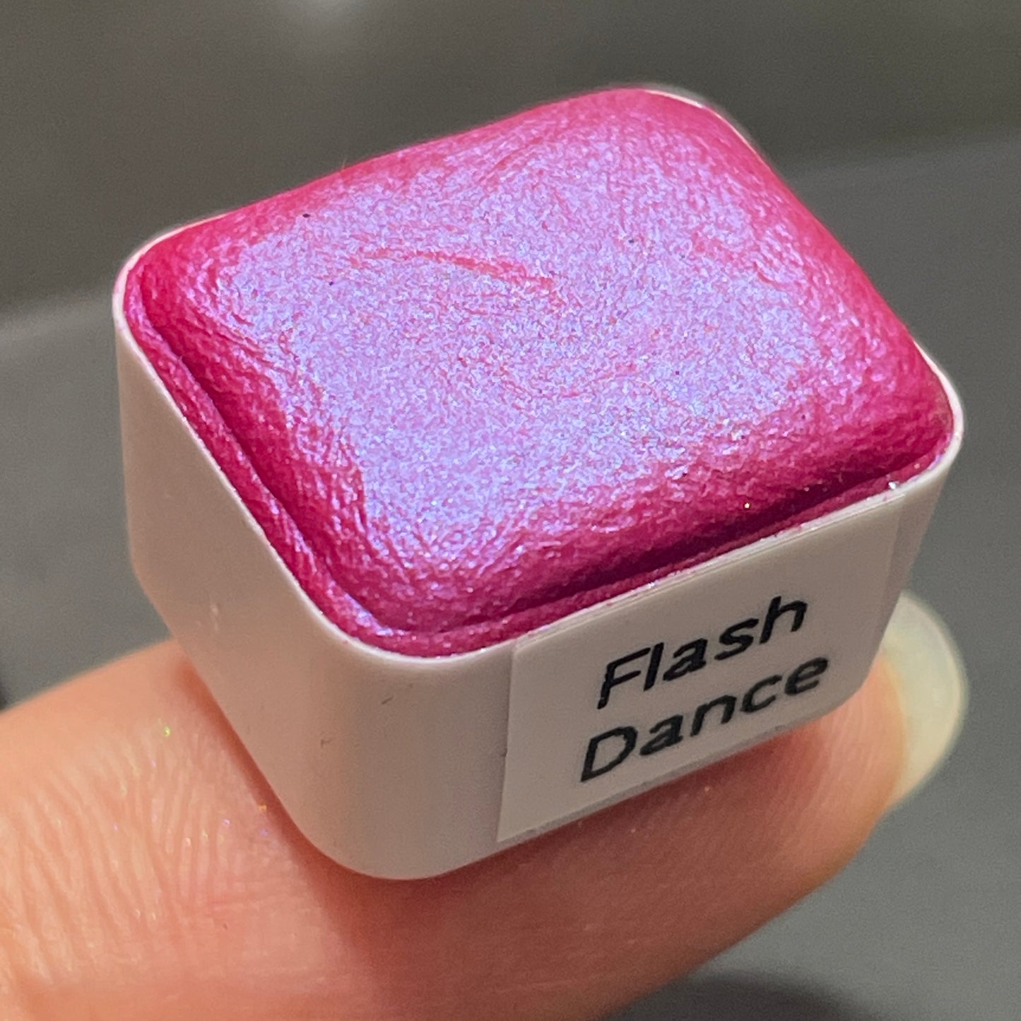 Flash dance pink watercolor paints half pans