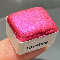 Love bite pink watercolor paints half pan