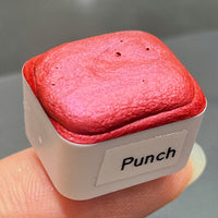 Punch pink watercolor paints Half pans