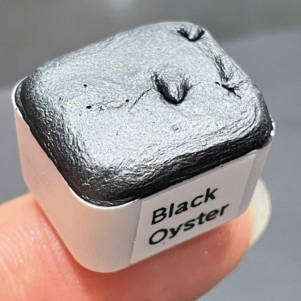 Black oyster watercolor paints half pan