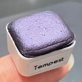 Tempest purple watercolor paints half pan