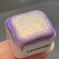 Lavender purple watercolor paints Half pans
