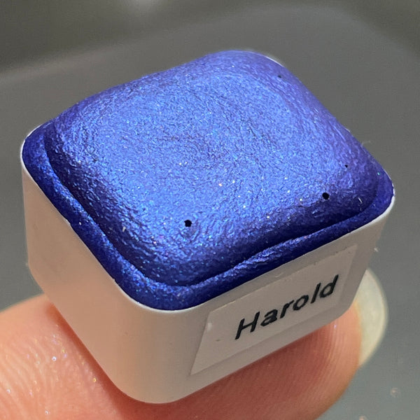 Harold purple watercolor paints half pans