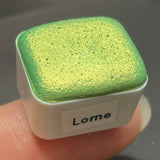 Lorne green watercolor paints half pan