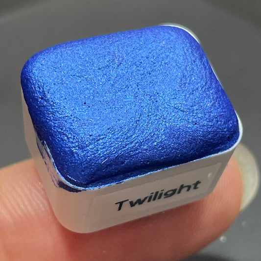 Twilight blue watercolor paints Half pans