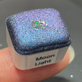 Half Moonlight Night Series Handmade Glittery Hologram shimmer watercolor Paint by iuilewatercolors