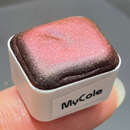 My Cole Shiny colorshift watercolor paint Half/Quarter/Mini