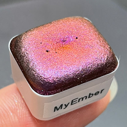 My Ember Shiny colorshift watercolor paint Half/Quarter/Mini