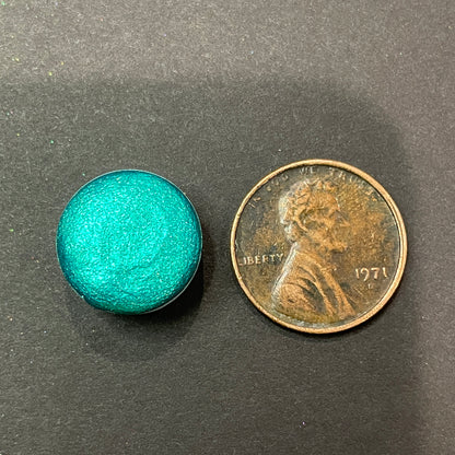 Button Galaxy set for Handmade Chunky Holo glitter watercolor paints half pans in Tin case