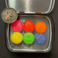 Button Jellybean set for Handmade Chunky glitter watercolor paints