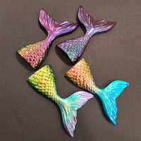 Mermaid Tail Brush Rest Pen Holder Pigment Epoxy Calligraphy Watercolor
