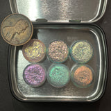 Button LoL set for Handmade shimmer color shift watercolor paints