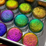 Button [No.183 to 194] Vivid series Handmade Super Chrome Color Shift Watercolor Paint