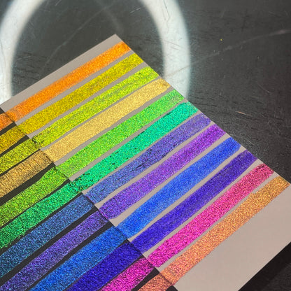 Half [No.183 to 194] Vivid series Handmade Super Chrome Color Shift Watercolor Paint